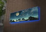 Wallity Lienzo Decorativo Iluminado con LEDs 30 x 90 cm Multicolor
